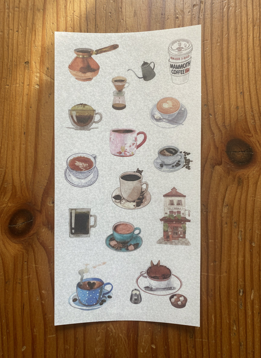 Washi Tape Sticker Sheet