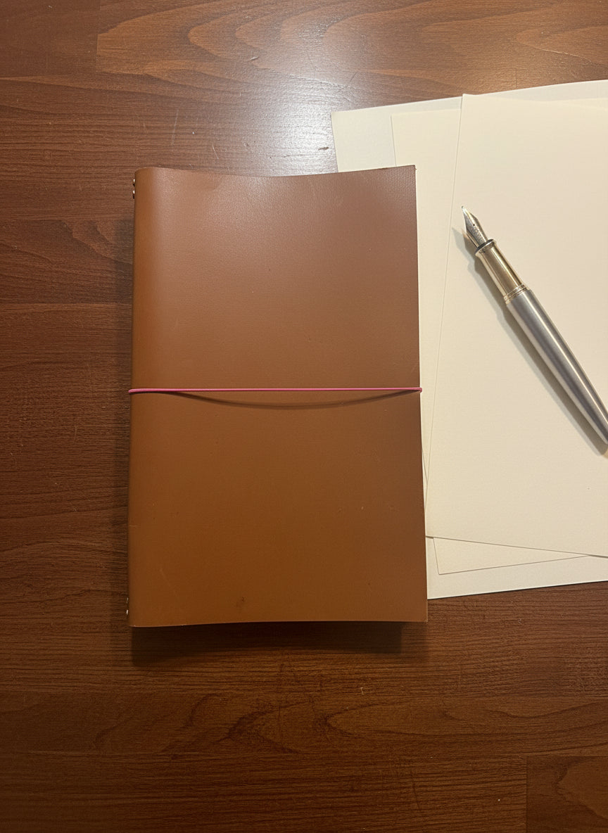 Italian Leather Journal Jackets Harvest 6x9.25cm or 15x23.5mm