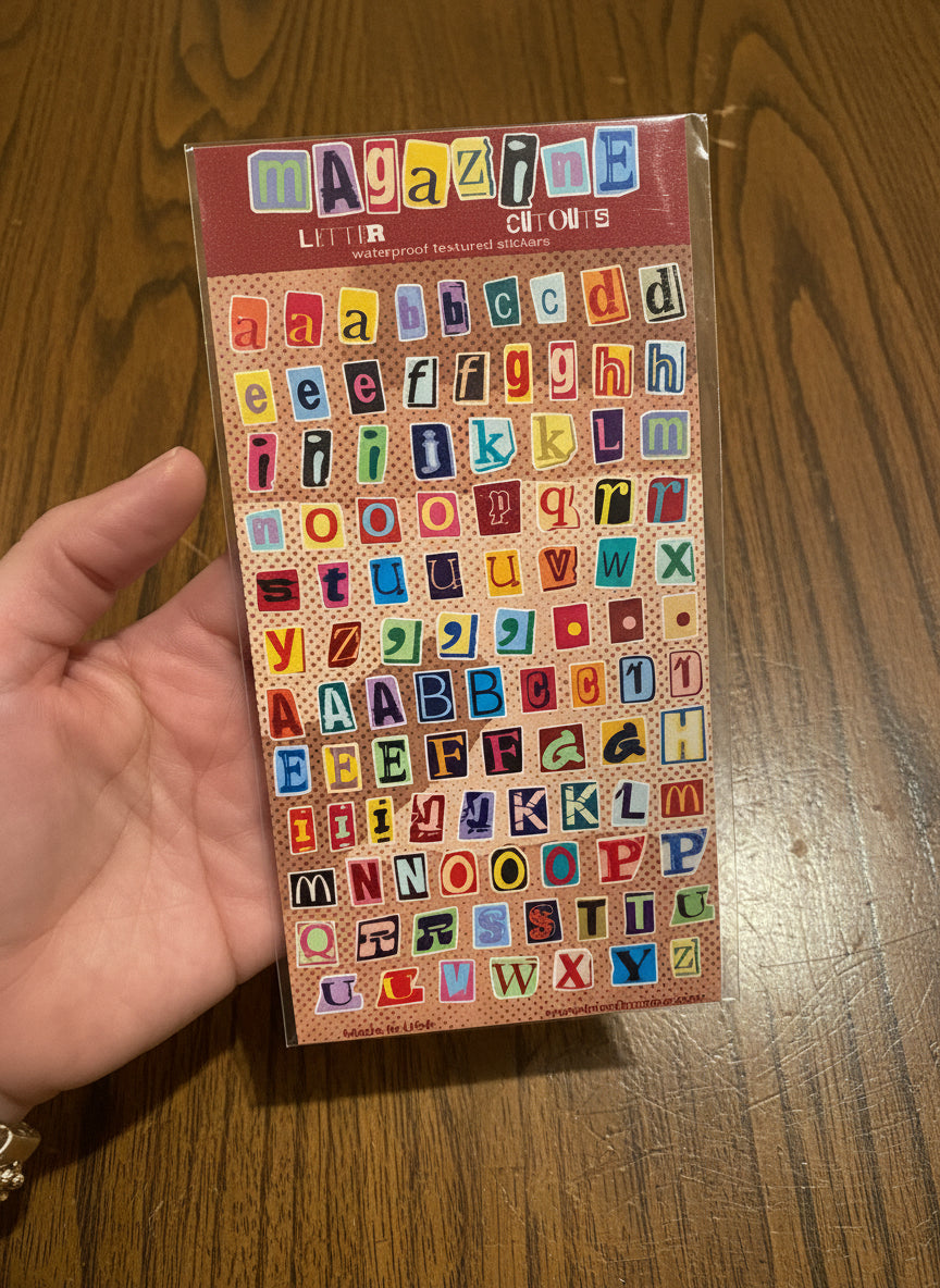 Letter Stickers