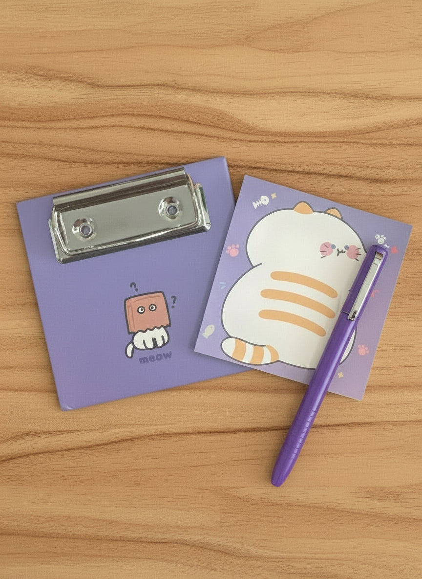 Note & Clip Board Set