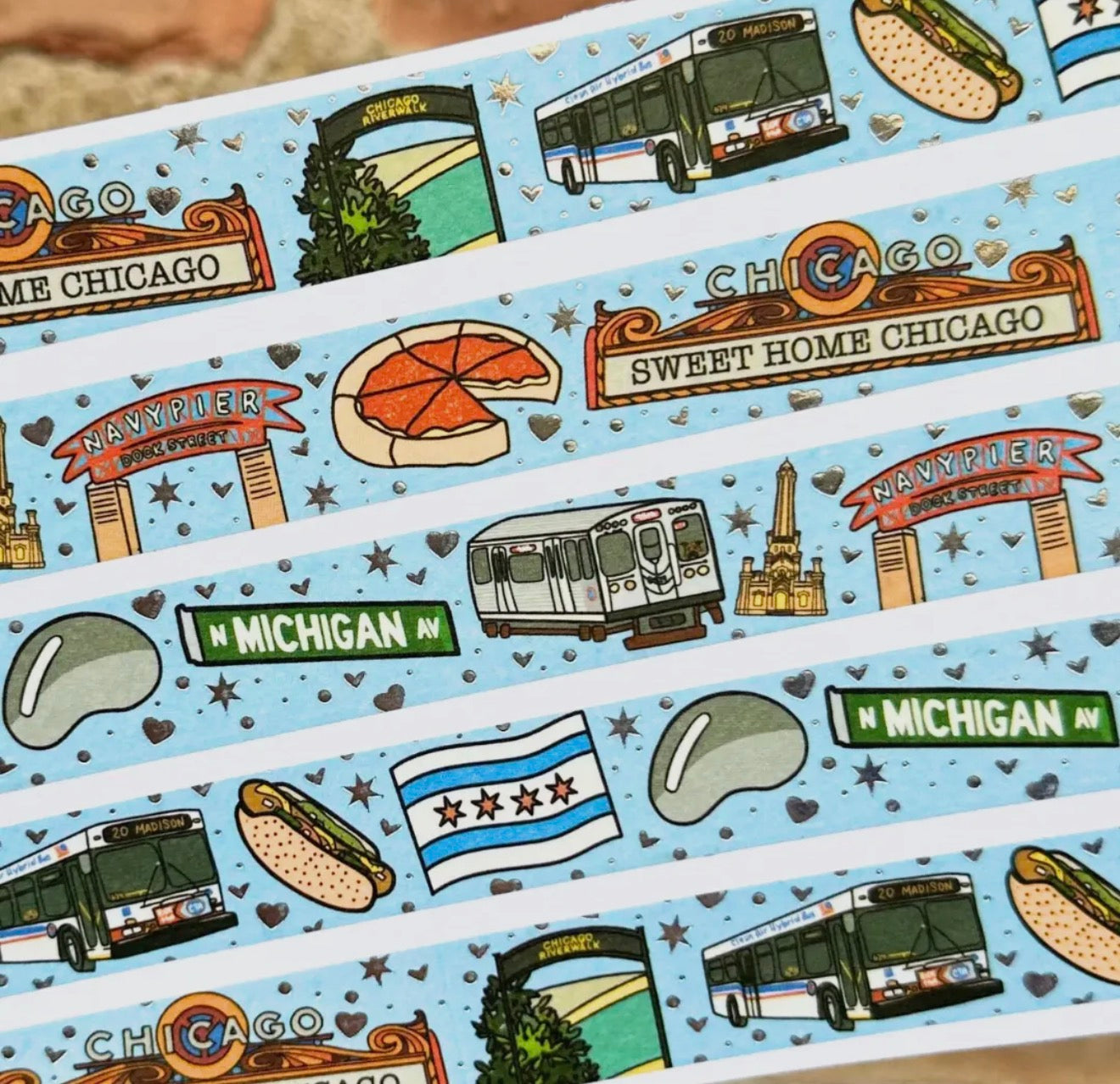 ChiTown Faves Washi Tape