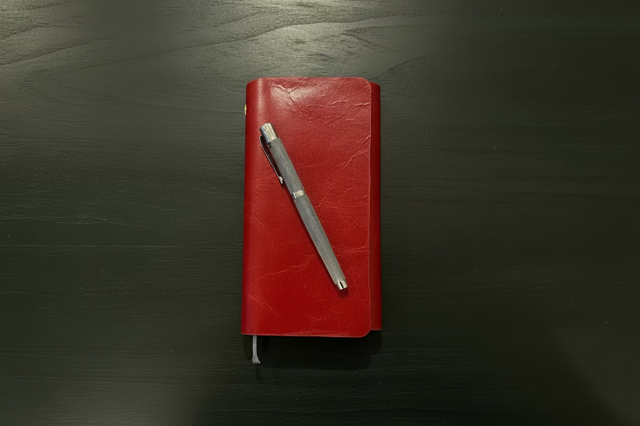 Italian Leather Journal Jacket Slim