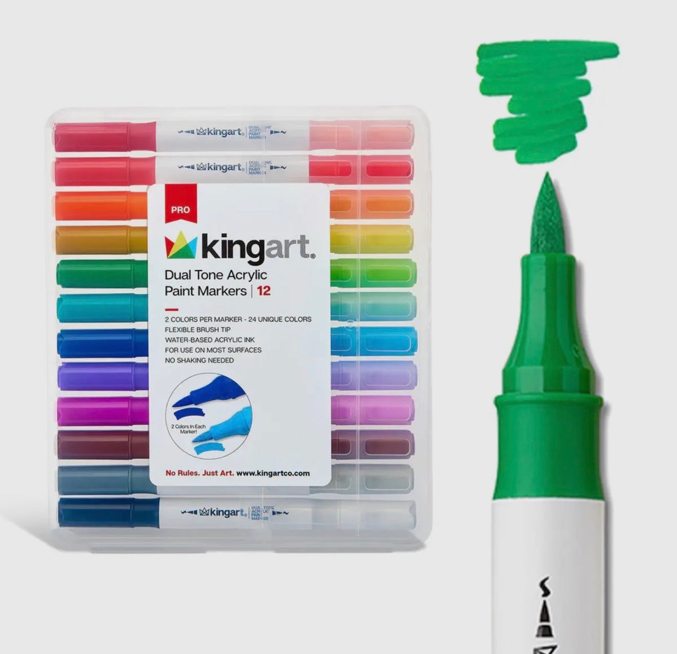 Dual tone Acrylic Markers – Peaches Stationery Post